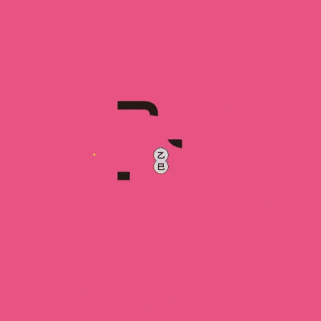 New Year card interaction animation
