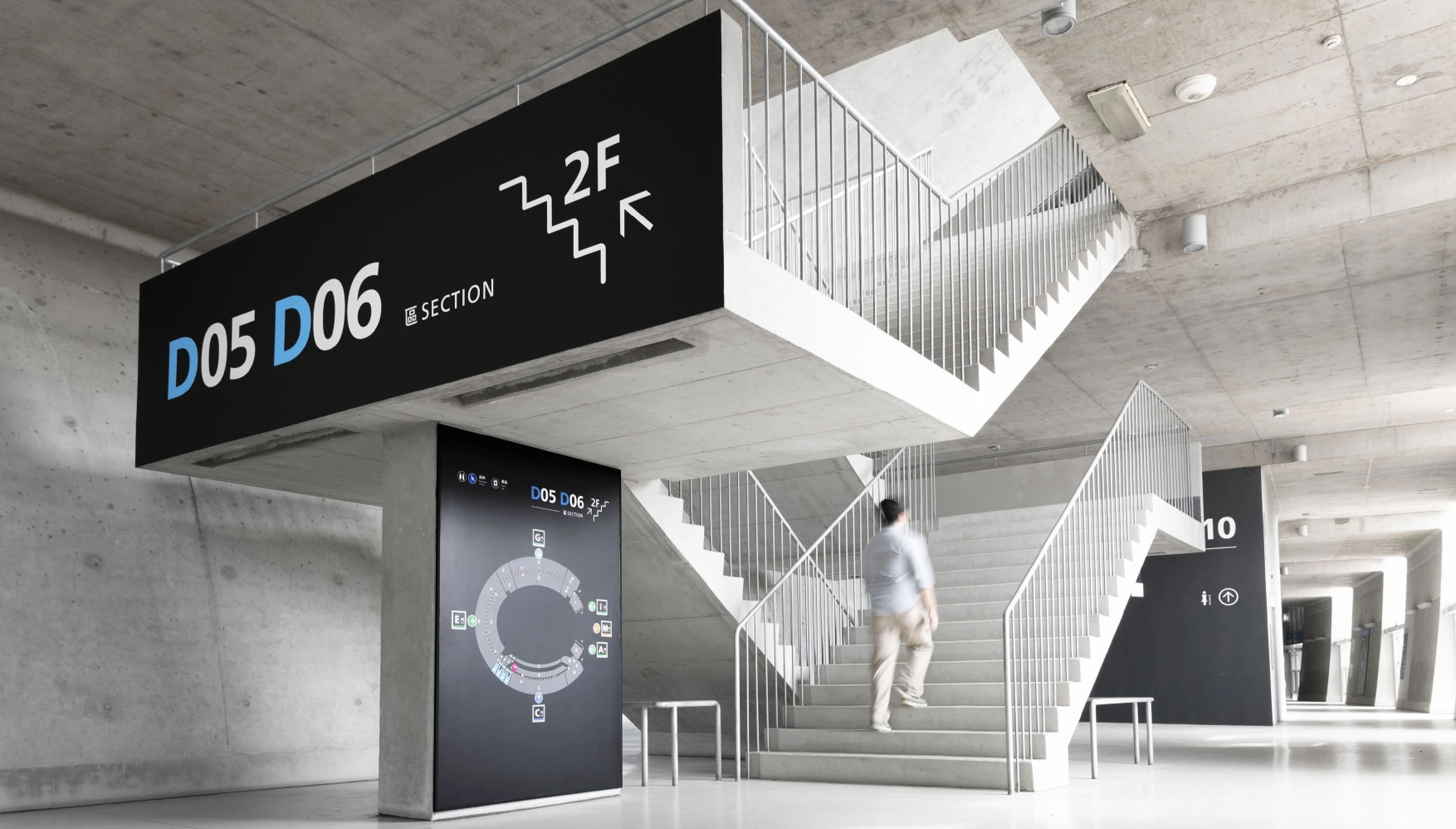 Kaohsiung National Stadium wayfinding visual