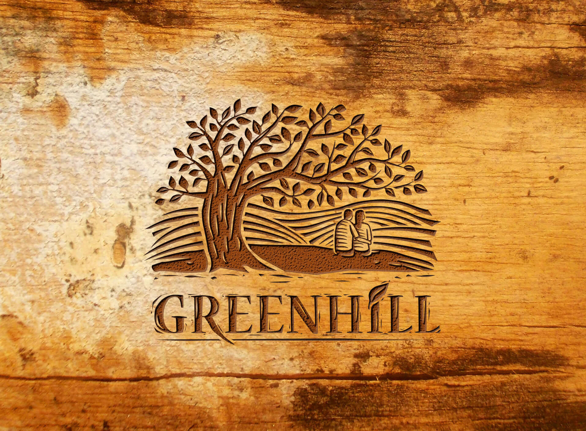 識別設計|南窩綠丘民宿Logo設計 Green Hill Logo Design