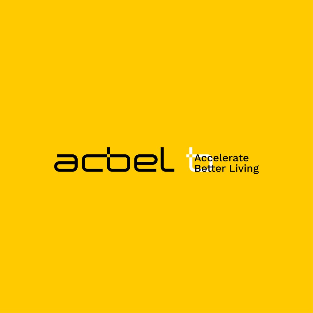 康舒科技 AcBel 品牌重塑後的標誌與品牌標語 Accelerate Better Living|手心設計事務所